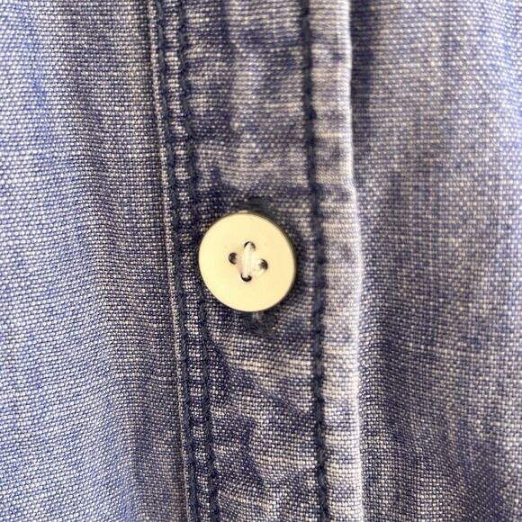 Old Navy Womens The Classic Shirt Size XXL Tencel Lyocell Chambray Button Up - Picture 5 of 11